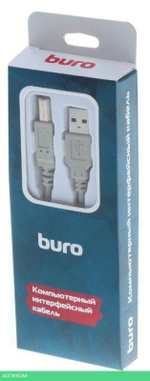 Кабель Buro BHP RET USB_BM18 1.8м серый