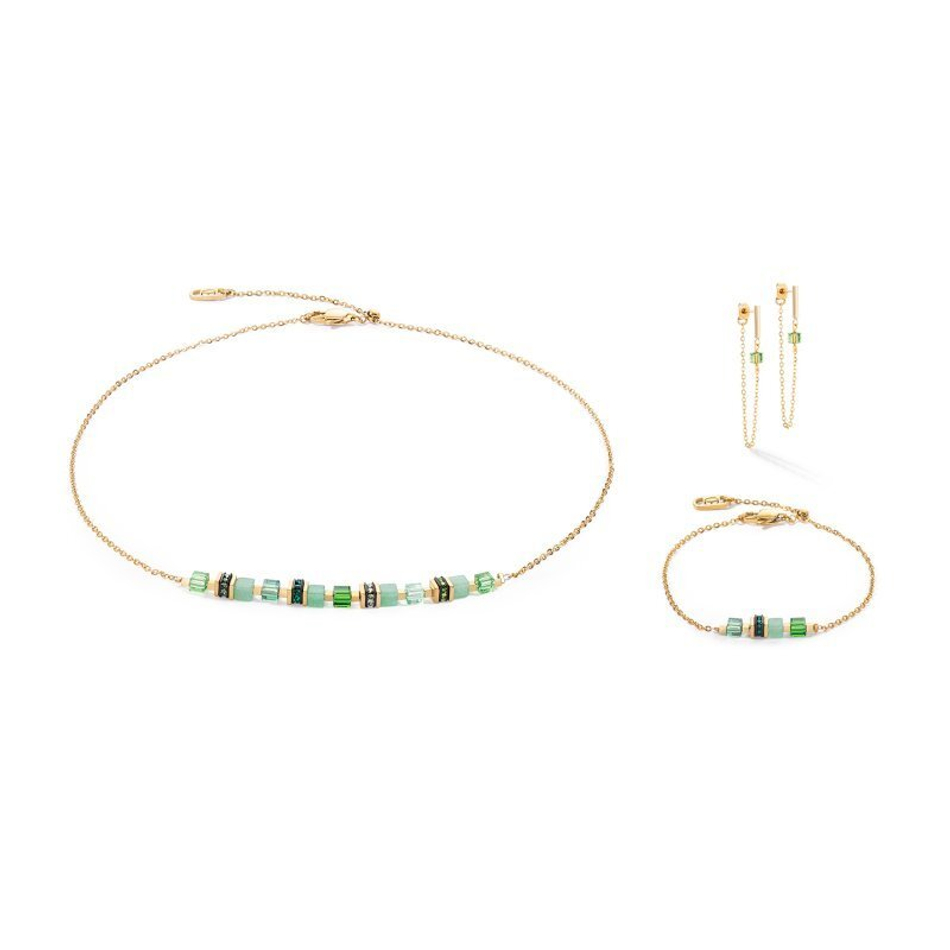 Колье Coeur de Lion Green-Gold 5076/10-0516