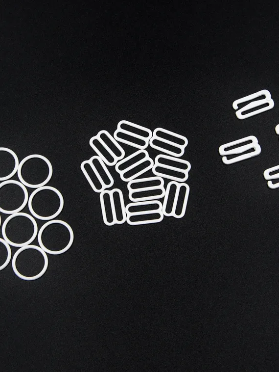 Набор металлофурнитуры белый 001, 15 мм