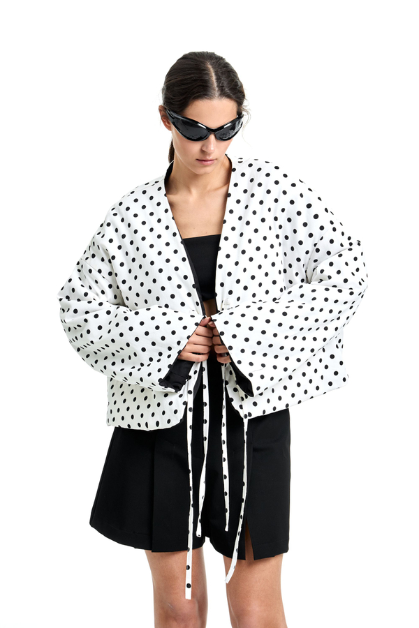 Куртка двустронняя TULUP white/black