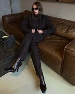 Брюки из натуральной замши