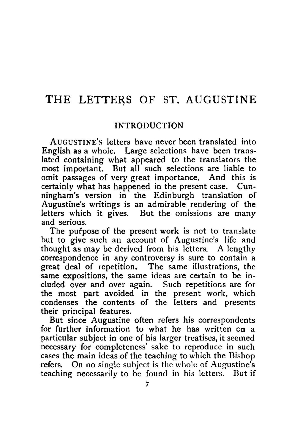 The letters of St. Augustine | W J. 1859-1952 Sparrow-Simpson