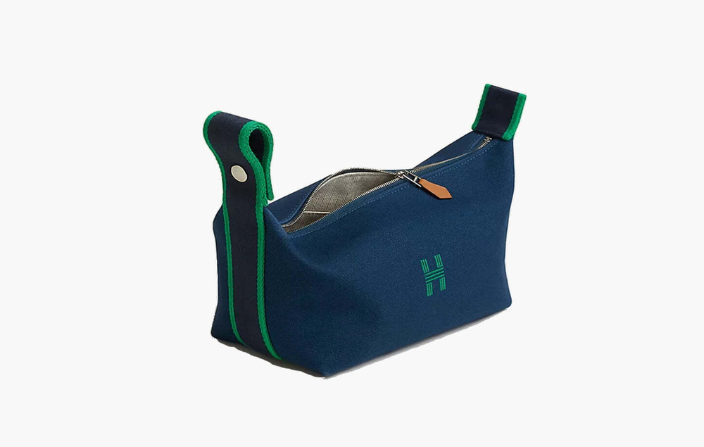 Сумка Hermes Small Bride-A-Brac Case "Canvas & Marine"