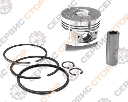 Поршневой комплект 186F 86,25 мм (острый конус форкамеры)