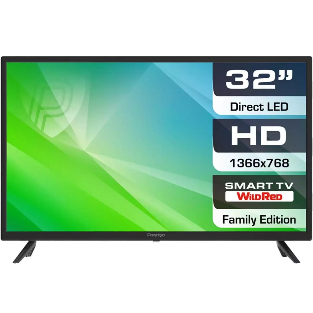 Телевизор Prestigio 32"; PTV32SS06Z_CIS_BK HD Ready SmartTV