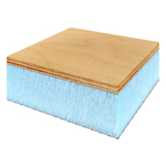 Панель тепло-звукоизоляционная Ruspanel RPG Sandwich фанера+RPG 1200х600х36 мм односторонняя