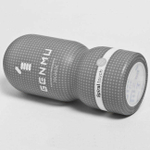 Мастурбатор из силиконового геля Genmu Spiral Touch, темно-серый (Цвет: Темно-серый, Вкладка белая)