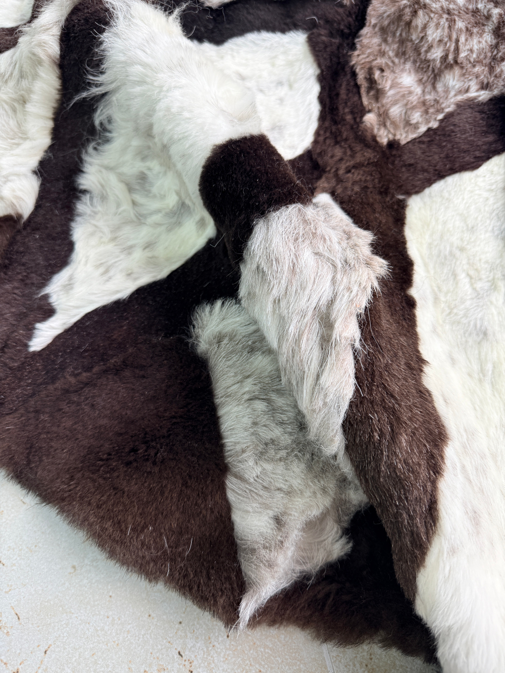 Ковер шкура натуральная овчина меховой