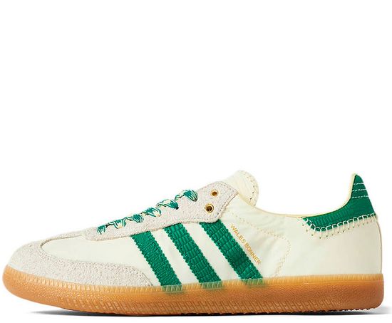 Кеды Wales Bonner x Adidas Samba Cream White Bold Green