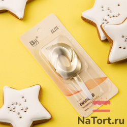 Свечи для торта, цифра 0 (золото, 5 см)