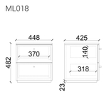 Прикроватная тумба ML018