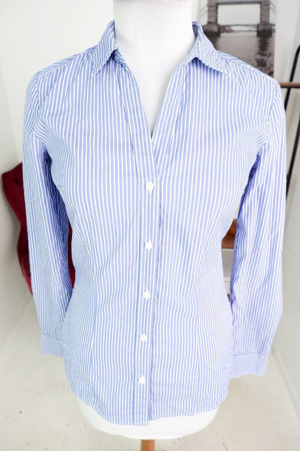 Рубашка H&M на каждый день, маркировка 36, визуально на 42 размер