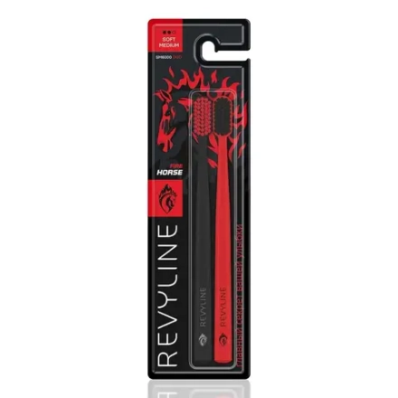 Набор зубных щеток Revyline SM6000 DUO Special Color Edition Fire Horse