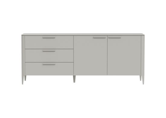 Тумба Type 3 ящика 2 двери L (серо-бежевый)