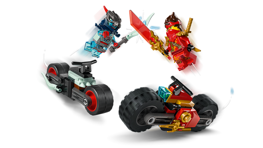 Конструктор Лего Ниндзяго Скоростная гонка на мотоцикле Кая 71838 LEGO Ninjago Kai’s Motorcycle Speed Race 79 деталей 6+