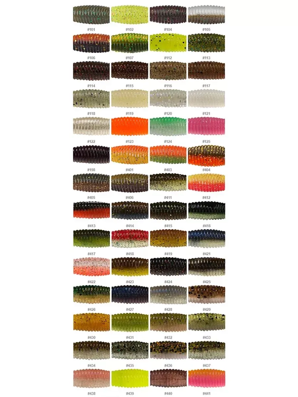 Твистер Homunculures Jilt 1.0'' 25.4мм вес 1.2гр 411 10шт