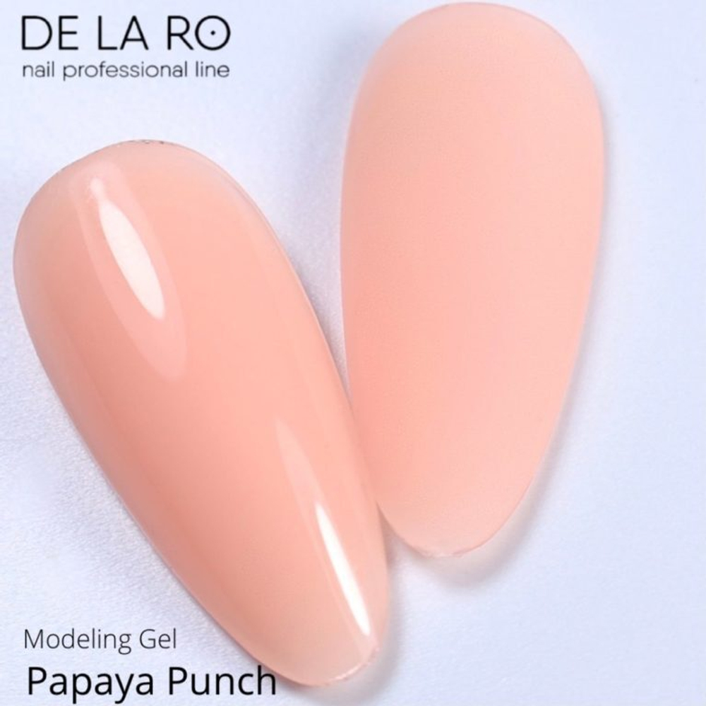 Delaro Моделирующий гель однофазный Papaya Punch - 15гр