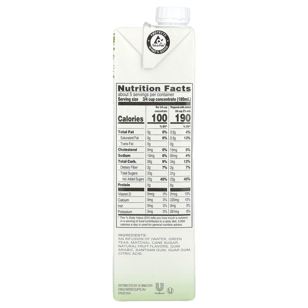 TAZO, Green Tea Matcha Latte, концентрат зеленого чая, 946 мл (32 жидк. унц.)