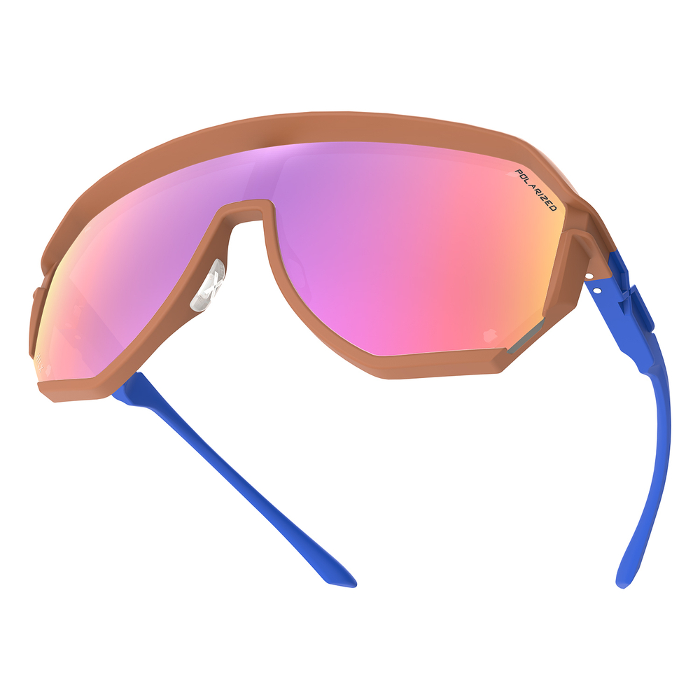 Спортивные очки HILX Newblood / Matt Orange Blue / Purple Polarized Lens
