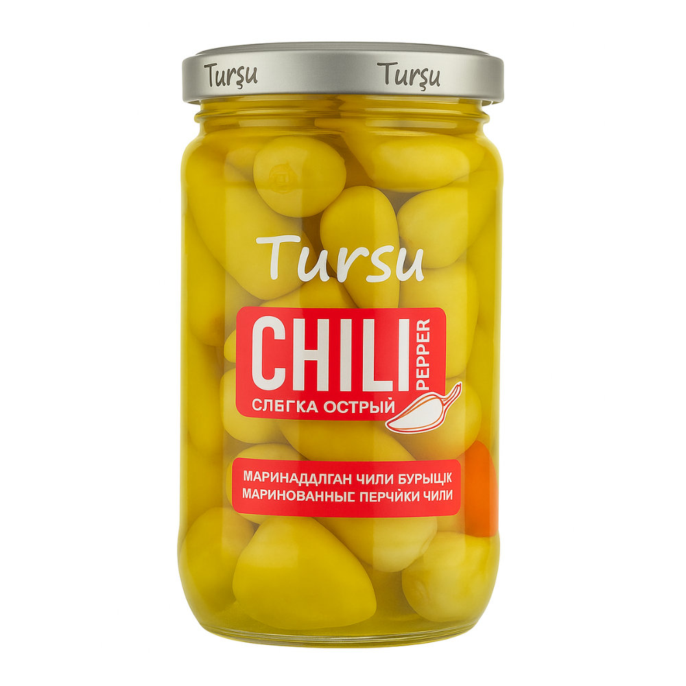 Перчики Чили маринованные Tursu 350 мл