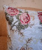 Декоративная гобеленовая наволочка для интерьерной подушки Кармен 68х47