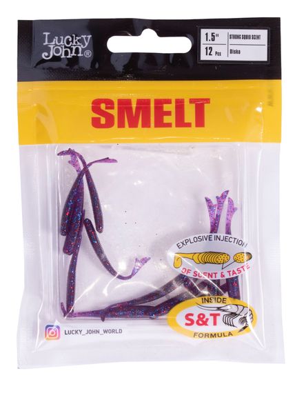 Слаги съедобные искусственные LJ Pro Series Smelt 1,5in (03.80)/S63 12шт.