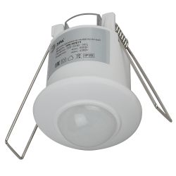 Датчик движения ЭРА MD 019 белый, мощность 1200 Вт, 360 гр.,6М,IP20 | Датчики движения
