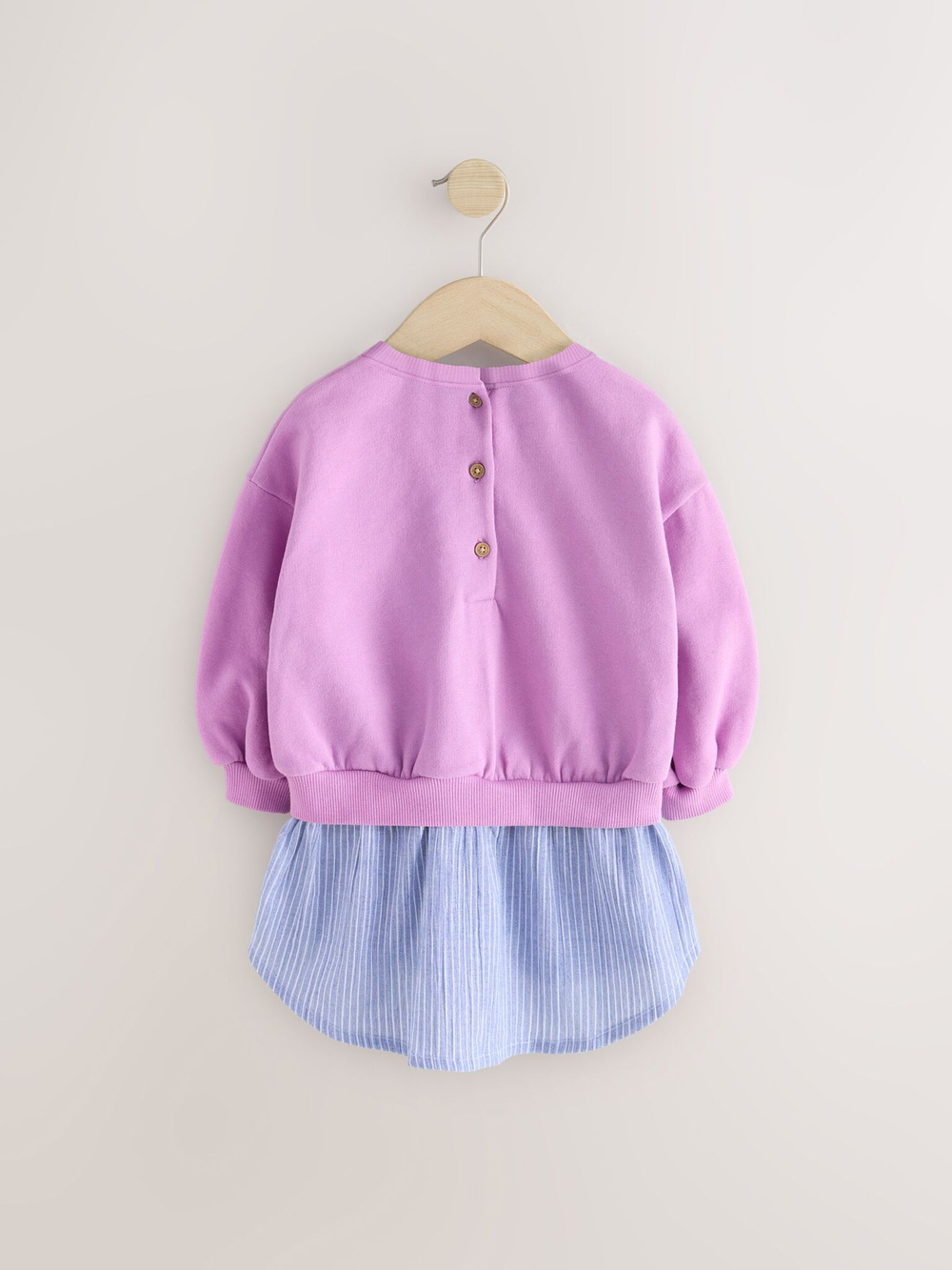 Платье для девочки Next E54-808, Фиолетовый, Синий