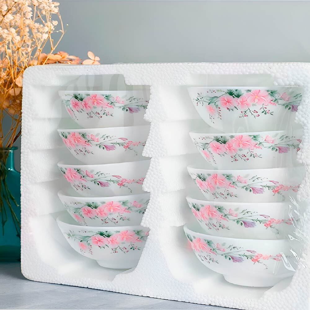 Набор салатников 10 предметов "Жюли", стеклокерамика, Jewel 7482