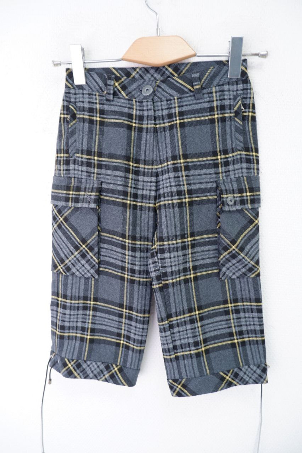 Бриджи в клетку на 10 лет