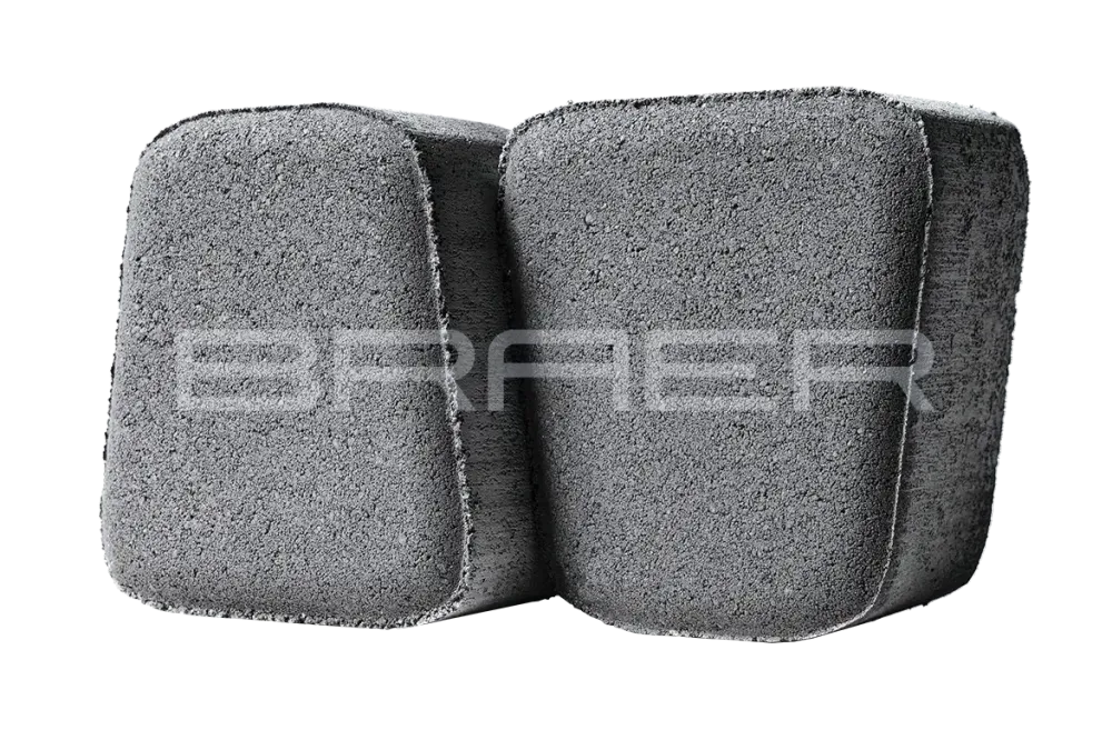 Тротуарная плитка Braer Классико круговая, Серый, 60 мм