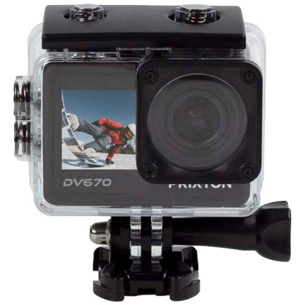 Prixton DV670 экшн-камера 4K с двумя экранами