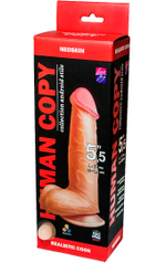 Фаллоимитатор HUMAN COPY -17см