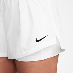 Женские теннисные шорты Nike Court Advantage Dri-Fit Tennis Short - white/white/black