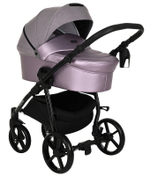 Детская коляска Tutis Novo Reflective 3 в 1 1142284 Кожа Lavender Metalic/Grey Reflective Print
