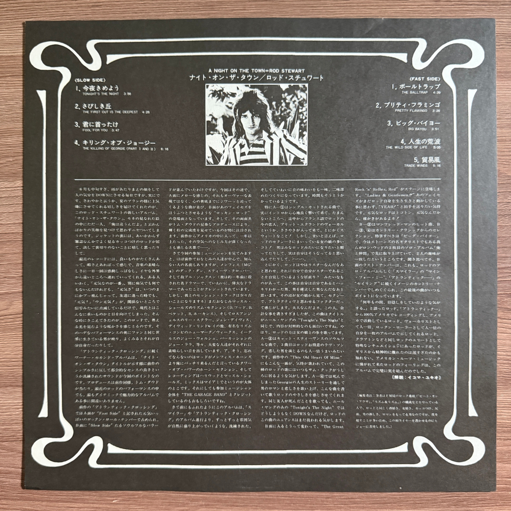 Виниловая пластинка Rod Stewart ‎– A Night On The Town LP