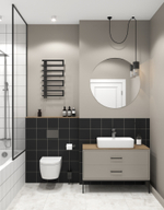 Плитка настенная Axima Вегас 20x20 см 1.04 м² матовая цвет черный