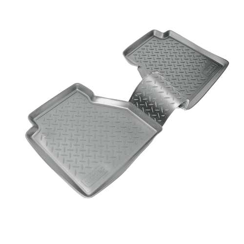 Ковры в салон Norplast/Unidec для Nissan Navara (2005-), Серый, задние, арт.NPL-Po-61-27-G