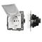 Механизм розетки влагозащищённый SCT-MCP-PL-WH-V (250V, 16A) Arlight 049833