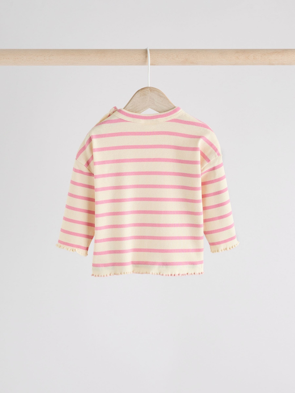 Лонгслив и легинсы в комплекте для малышей Next E66-553, Молочный, Розовый