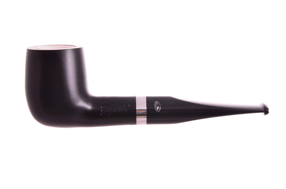 Курительная трубка Gasparini черная с пенкой, форма 31, 620-31