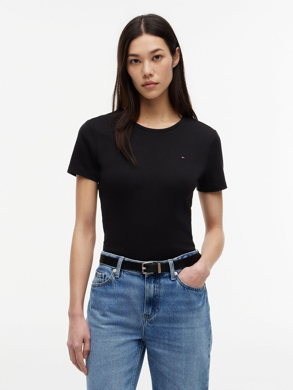 Футболка Tommy Hilfiger Crewneck Favorite T-Shirt Black