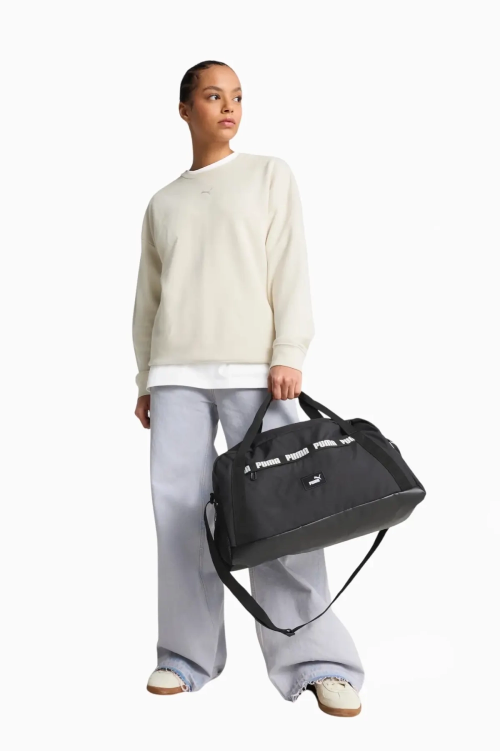 Сумка спортивная Puma Phase Tape L - черный