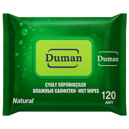 Влажные салфетки Duman Natural 120 шт