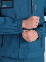 Куртка ProfLineSpecialist (тк.РипСтоп,240), циан/черный