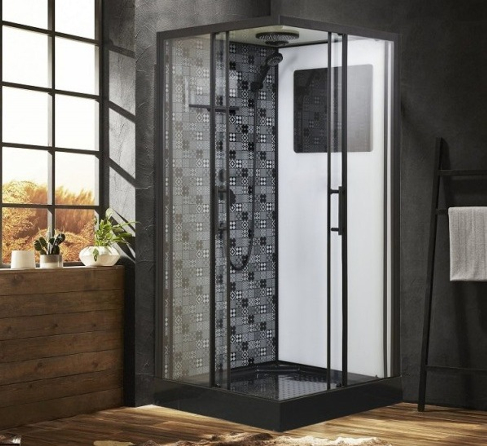 Душевая кабина Esbano (Эсбано) ESB-90CKR, с низким поддоном, 90х90х210