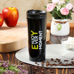 Термокружка нерж, 0.45 л, Daniks, чер, SL-NT014E-BLK-logo1