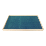 Тактильная дорожка из модулей с различными покрытиями и элементами