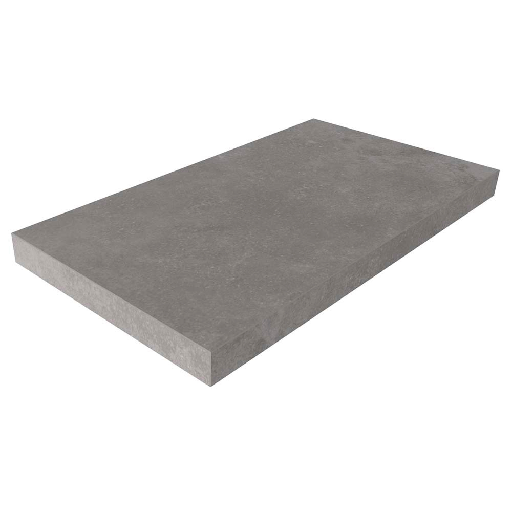 Cтупень угловая loft LIFEBRICK OUTDOOR LIMESTONE SILVER