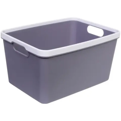 Контейнер для хранения «БРЭТОС», цвет пыльно - серый, 29.5*22.5*16см✦